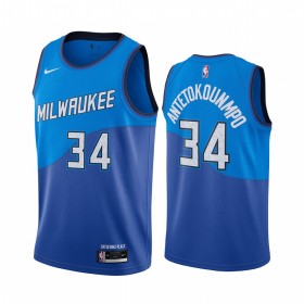 Dres Milwaukee Bucks Giannis Antetokounmpo 34 2020-21 City Edition Swingman